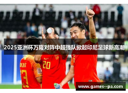 2025亚洲杯万隆对阵中超强队掀起印尼足球新高潮 2025亚洲杯万隆对阵中超强队掀起印尼足球新高潮